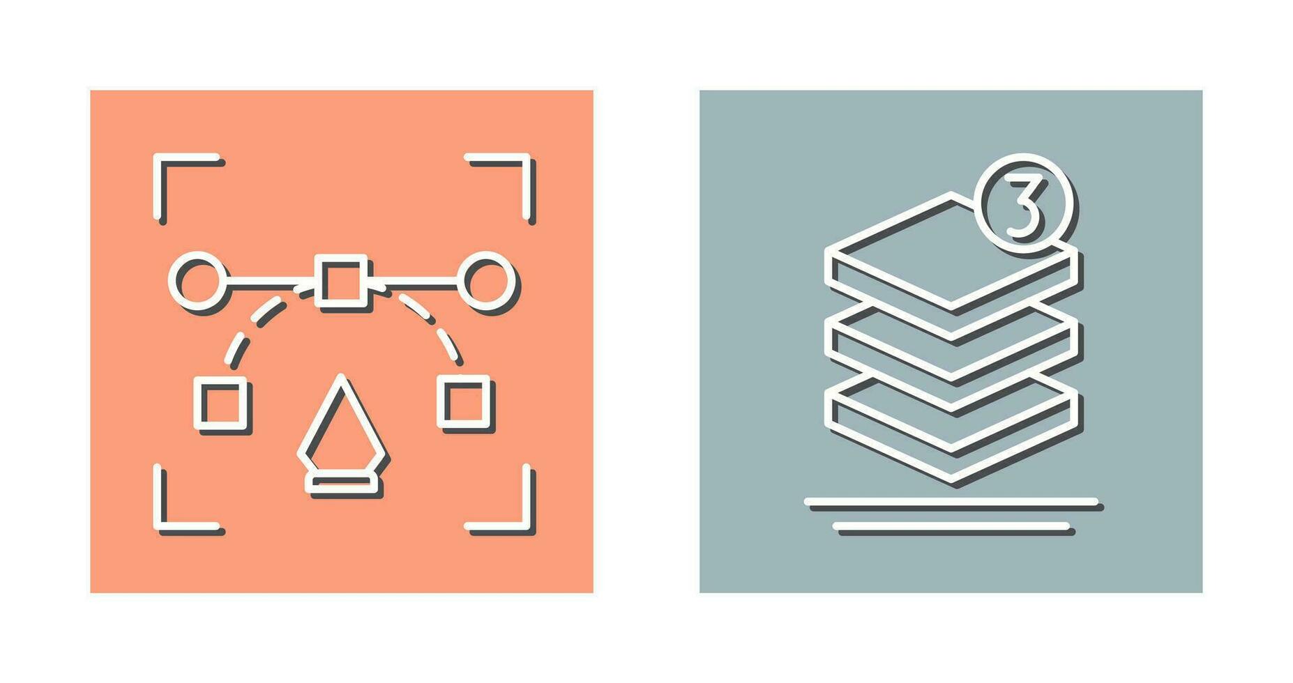 vector and layer Icon