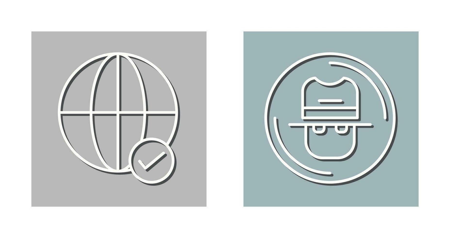 Internet and Spy Icon vector