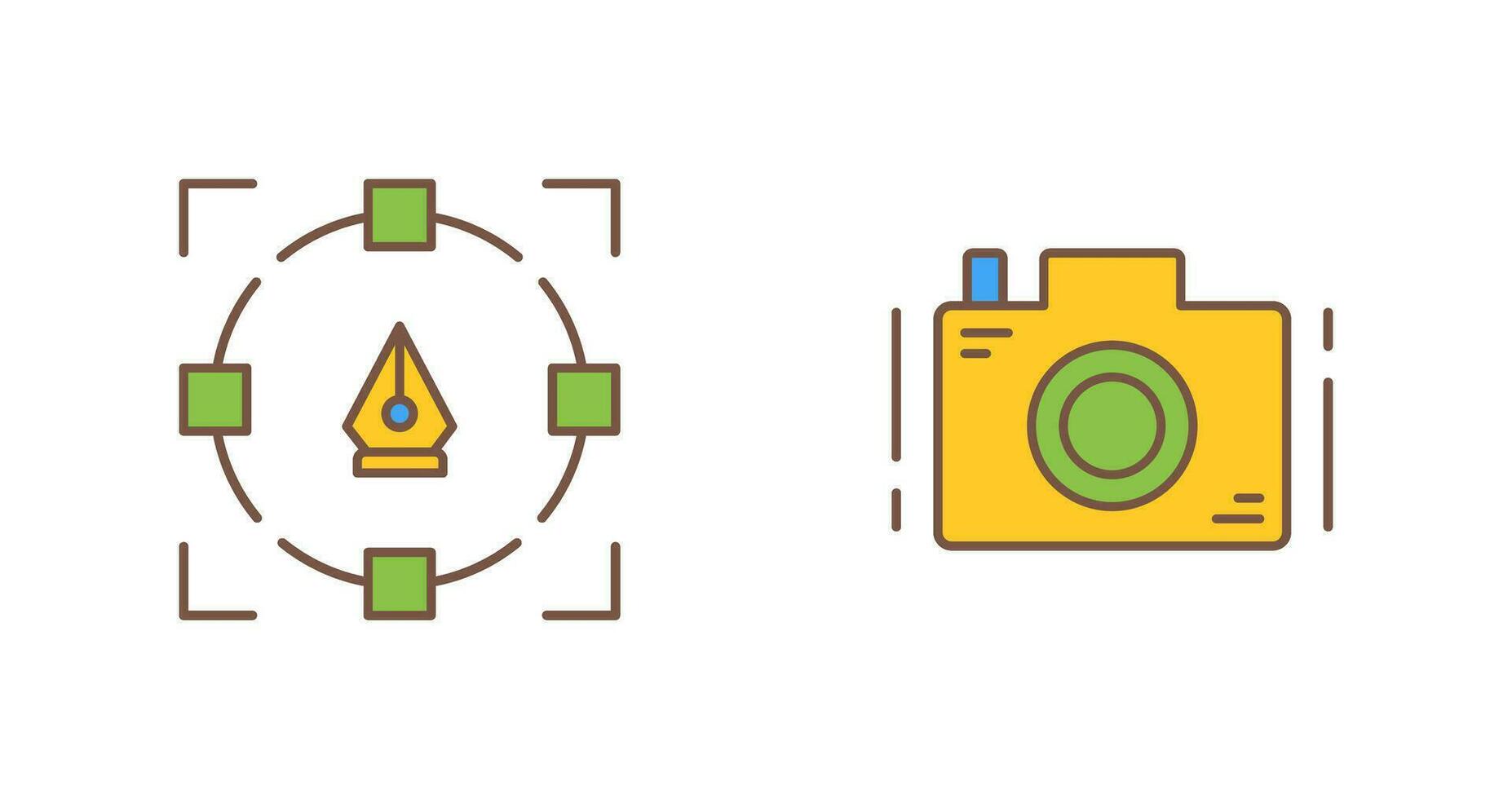 Camera and vector Icon