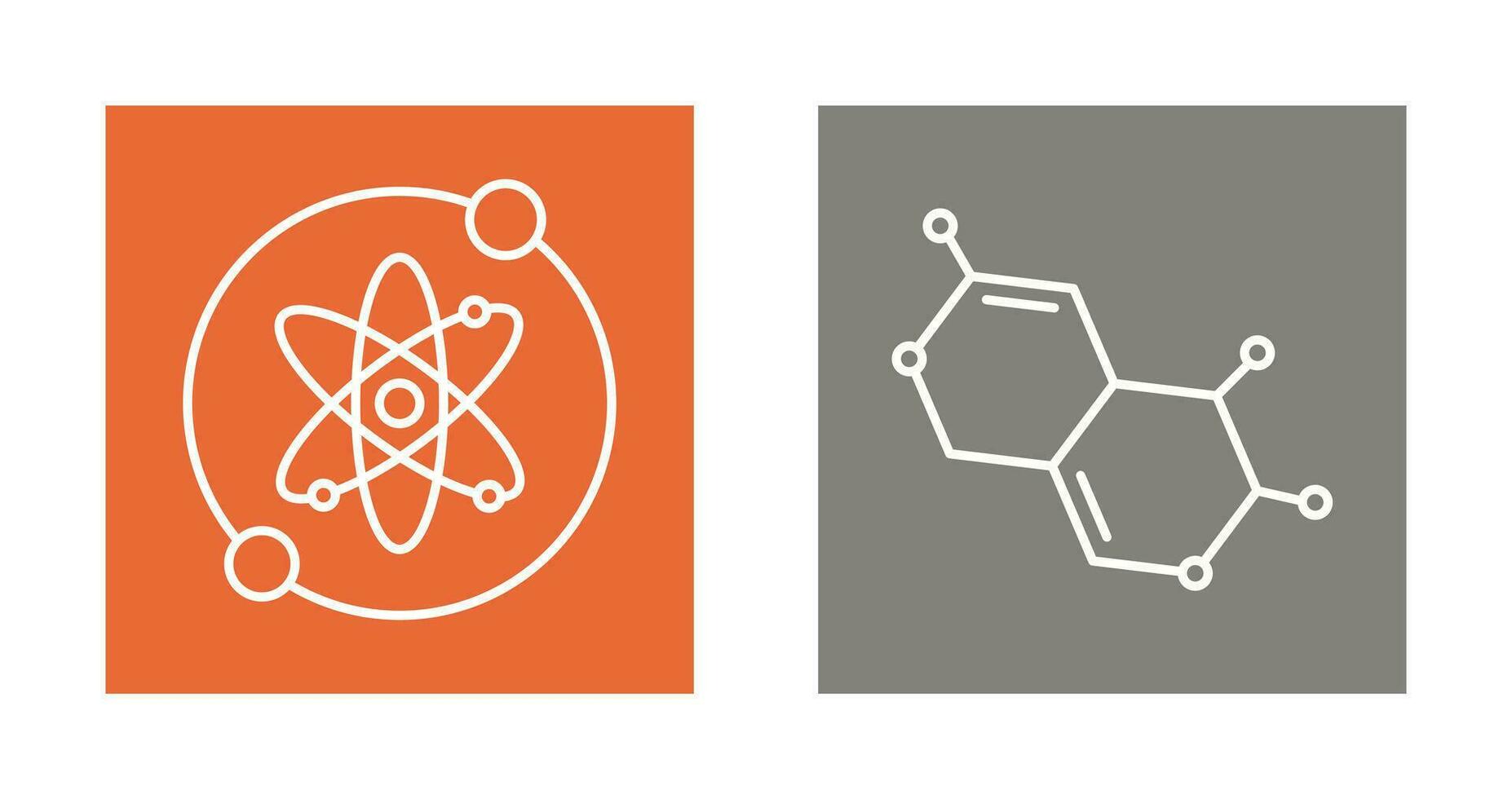 Proton and Molecule Icon vector
