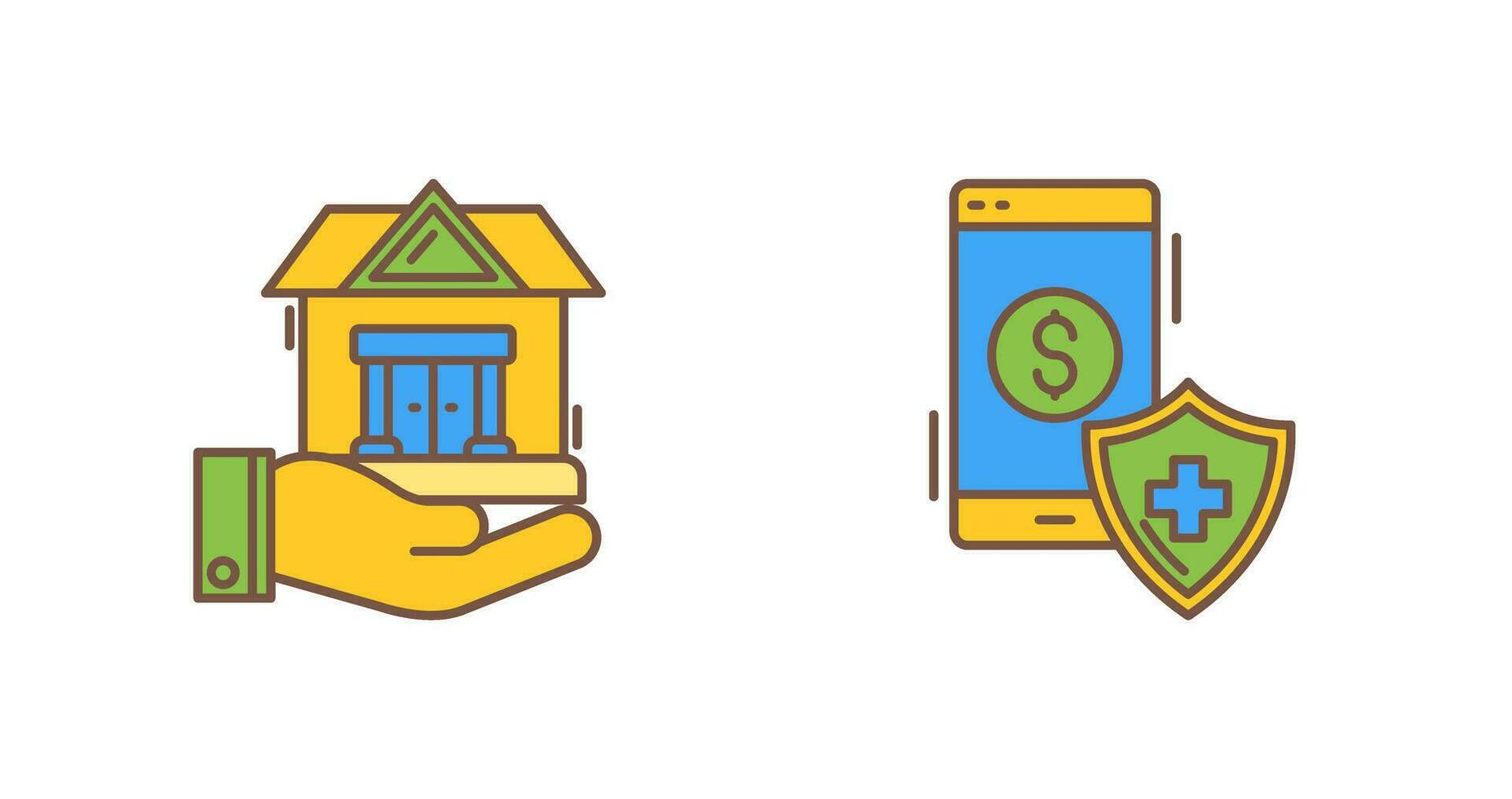 House and Smartphone Icon vector