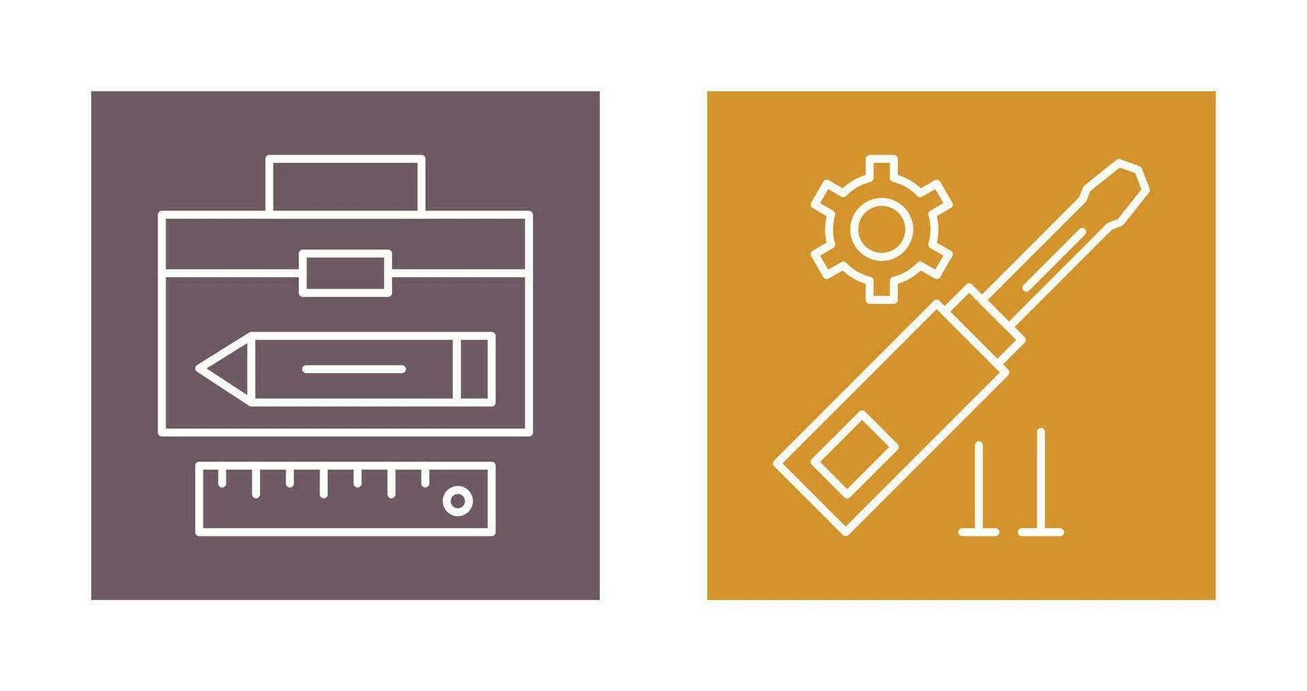 Geometry and Gear Icon vector