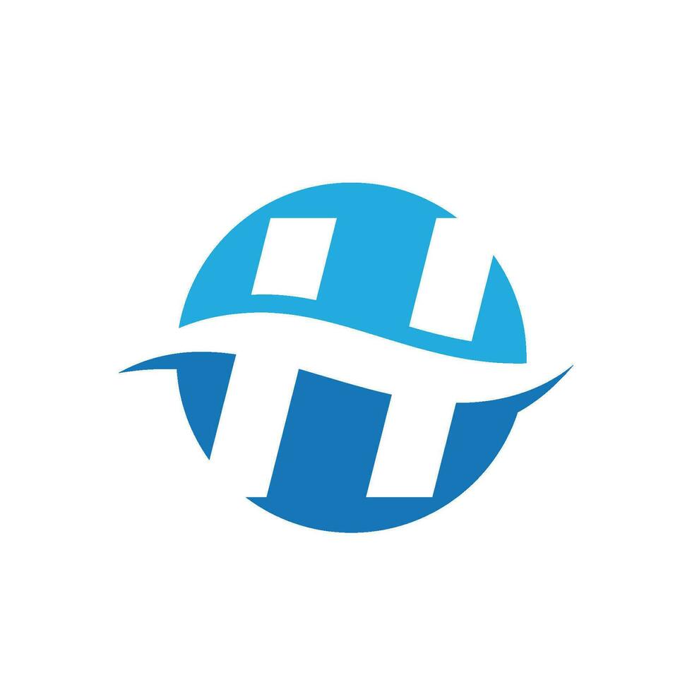 H Logo Hexagon illustration Icon vector