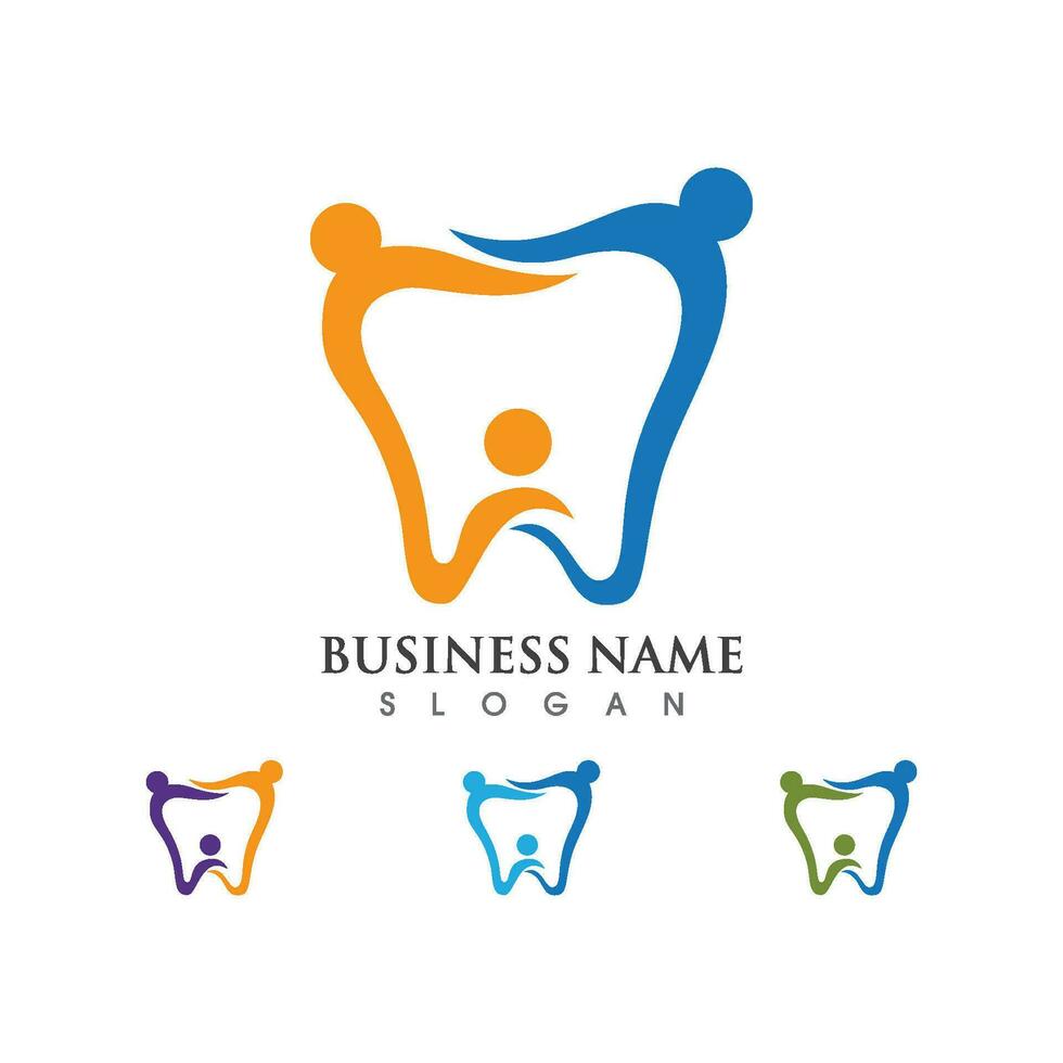 Dental logo Template vector illustration