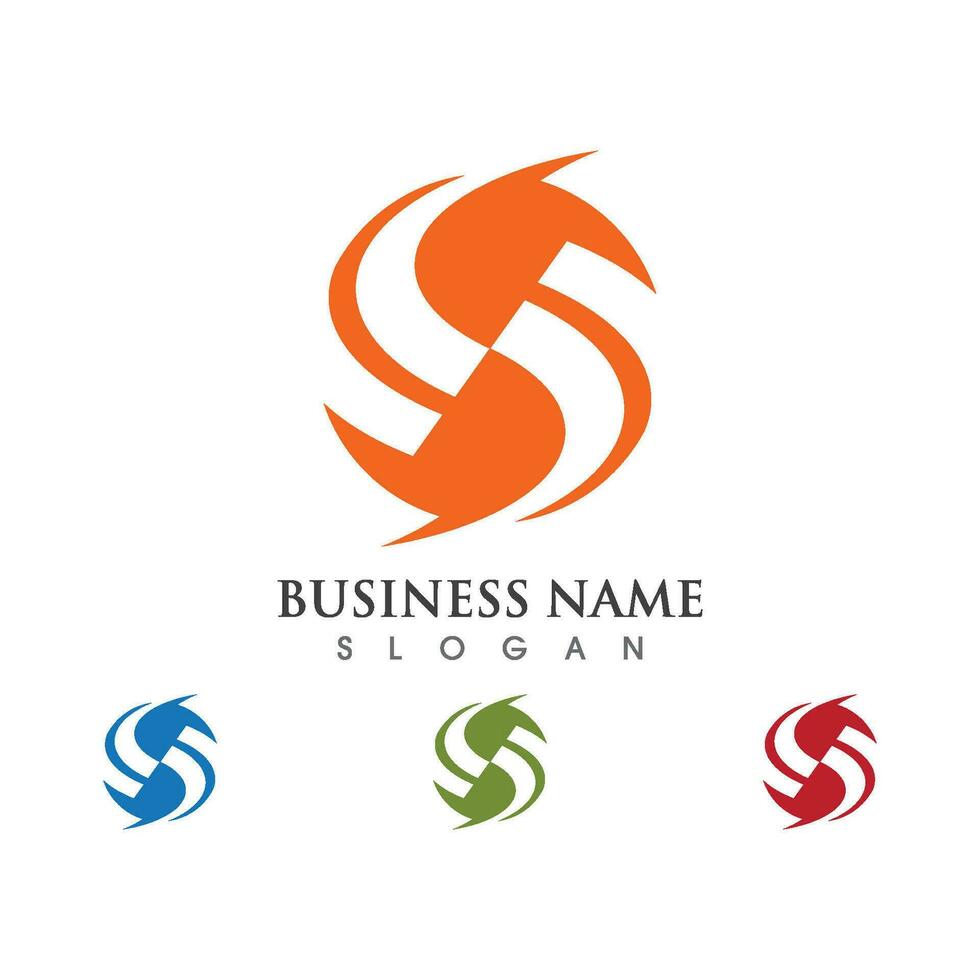 Business corporate S letter logo vector