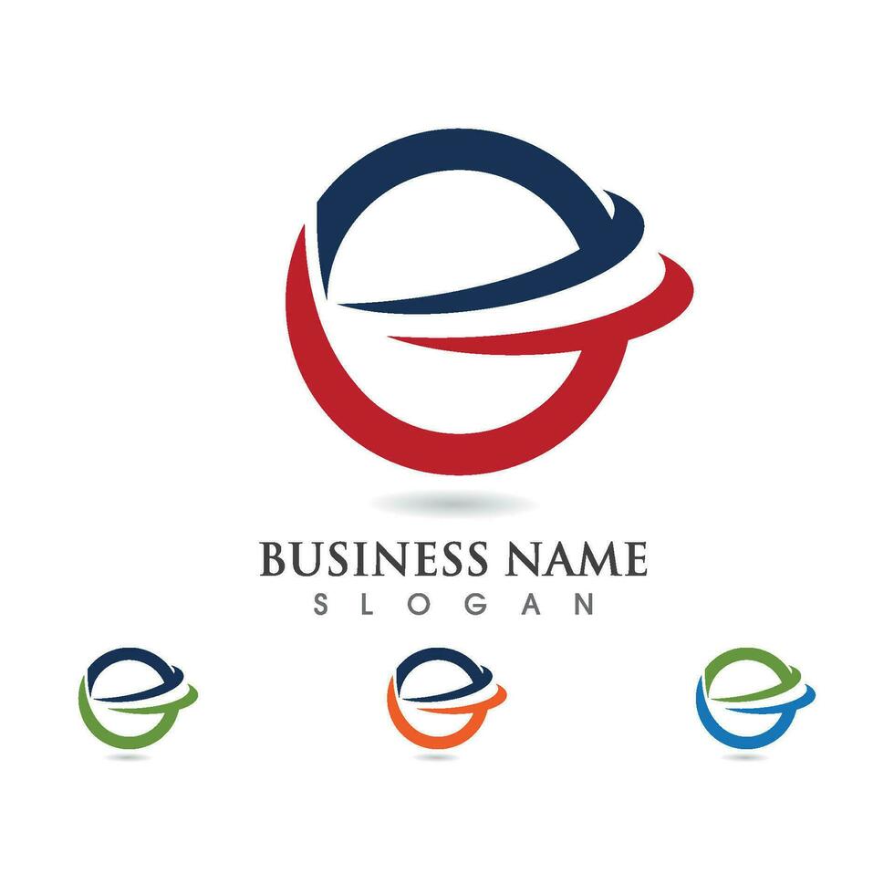 Wire World Logo Template vector