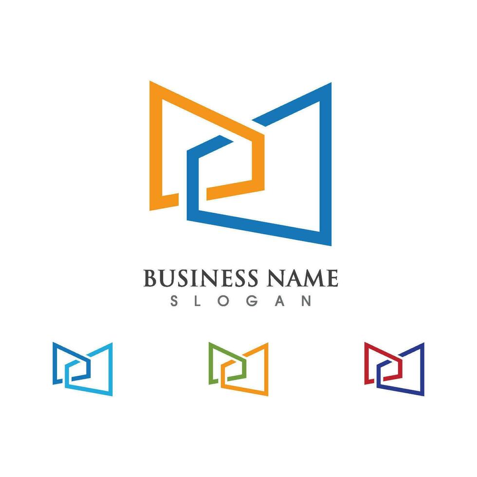 Business corporate abstract unity vector logo