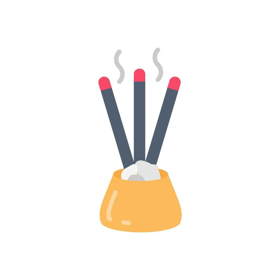 Incense Icon in vector. illustration vector