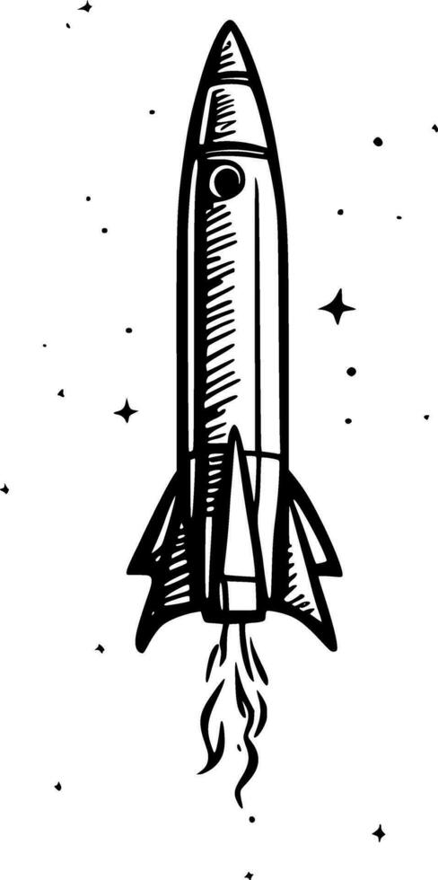 rocket cartoon icon vector