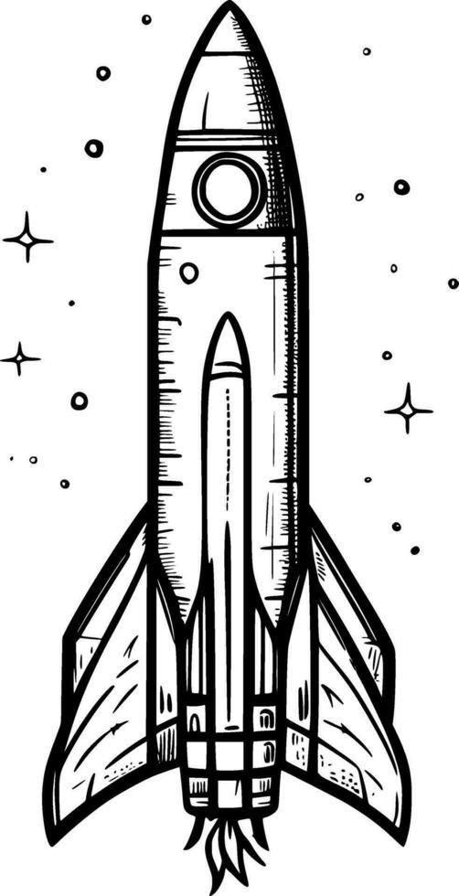 rocket cartoon icon vector