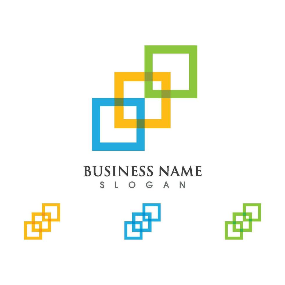 Business corporate abstract unity vector logo design template