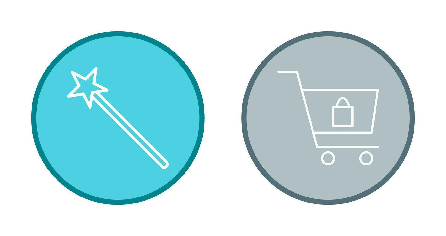 magic and shopping  Icon vector