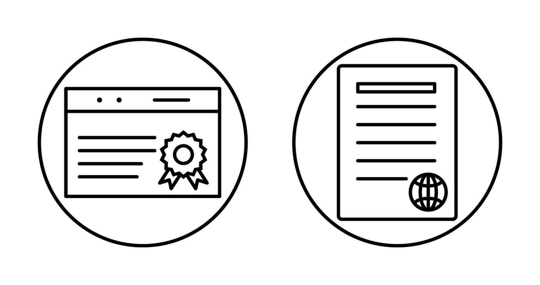 quality assurance and press release Icon vector