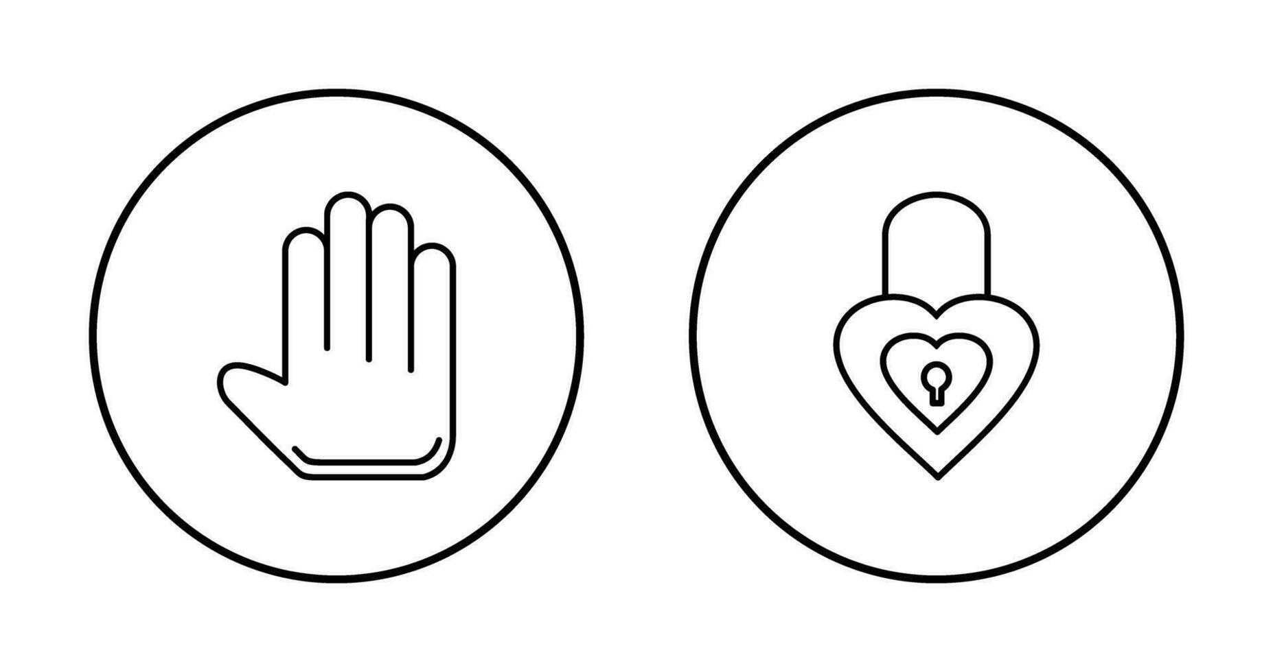 hand tool and Lock Icon vector