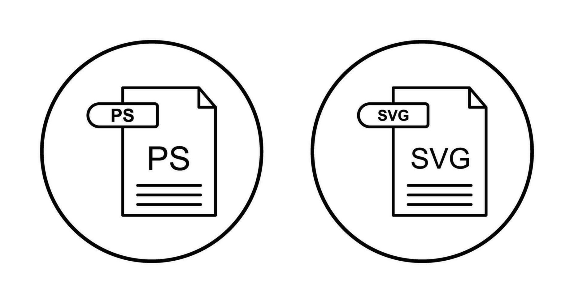 PS and SVG Icon vector