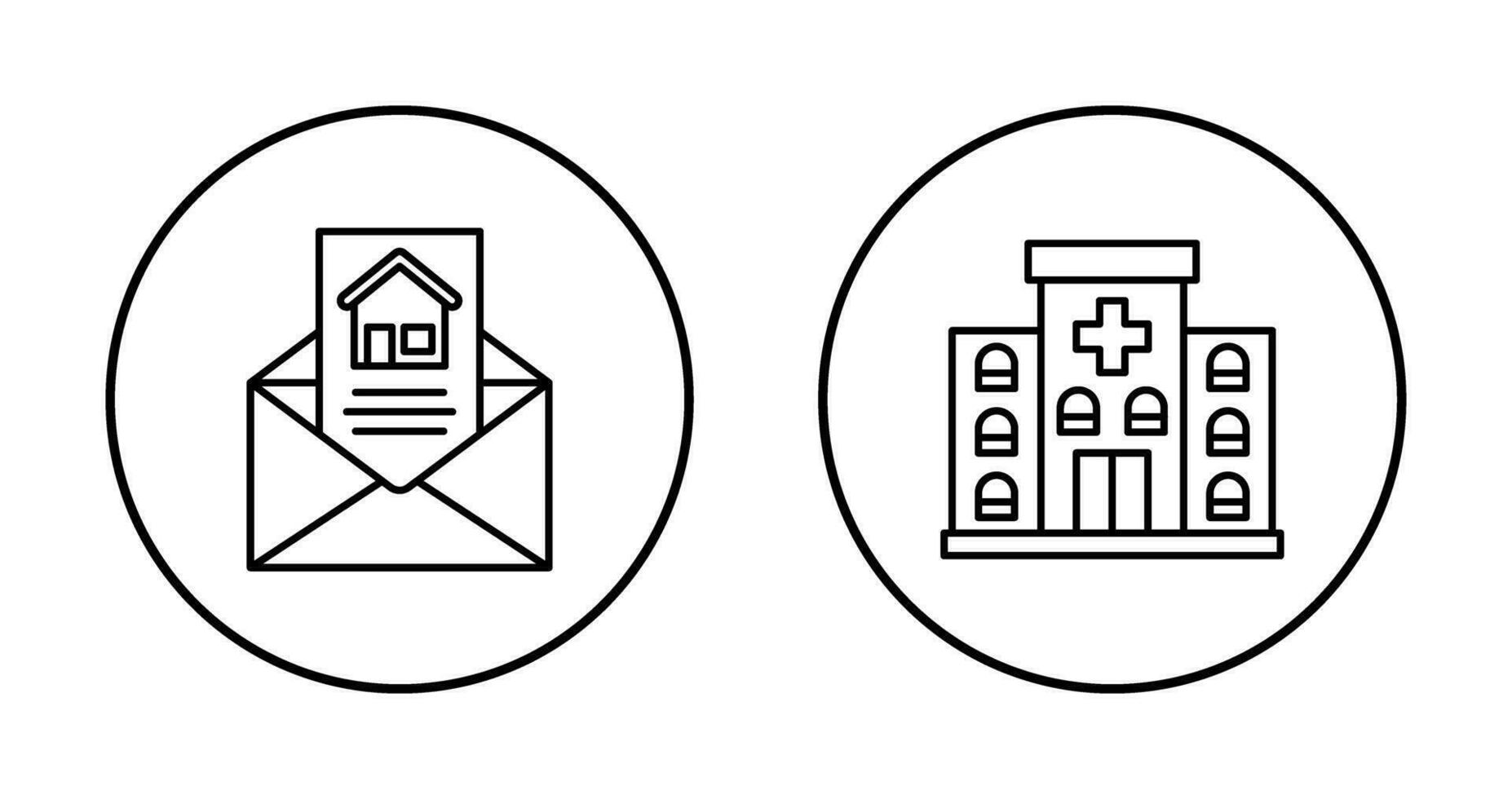 Email and Road sign Icon vector
