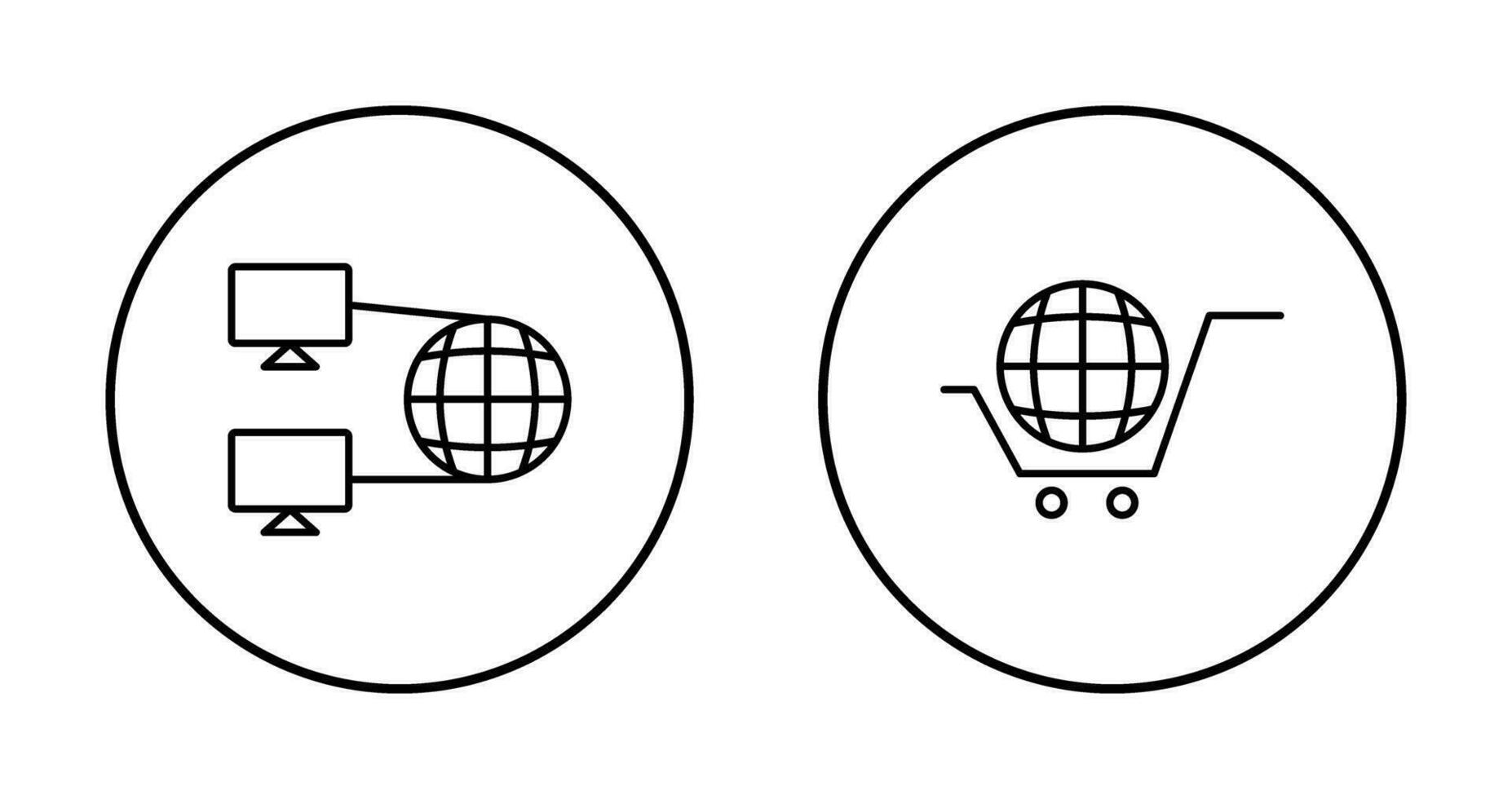 Internet Connectivity and Global Icon vector