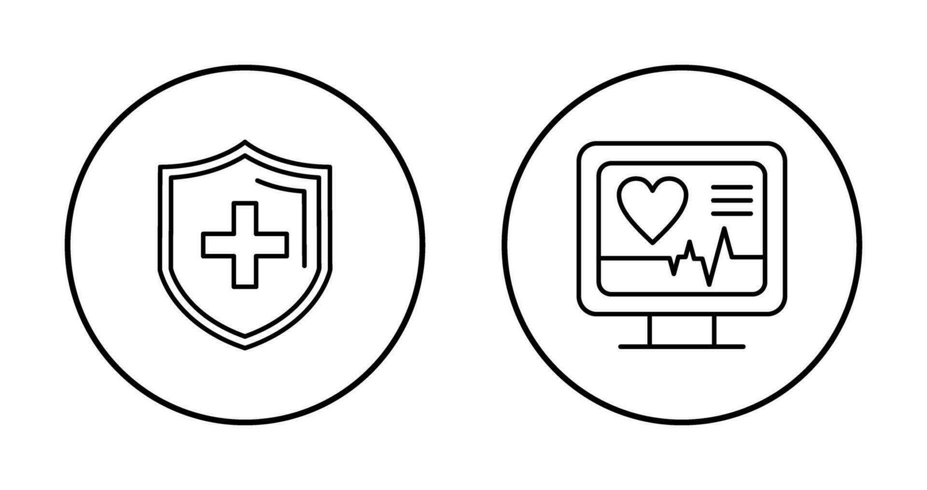 Protection and Plus Icon vector