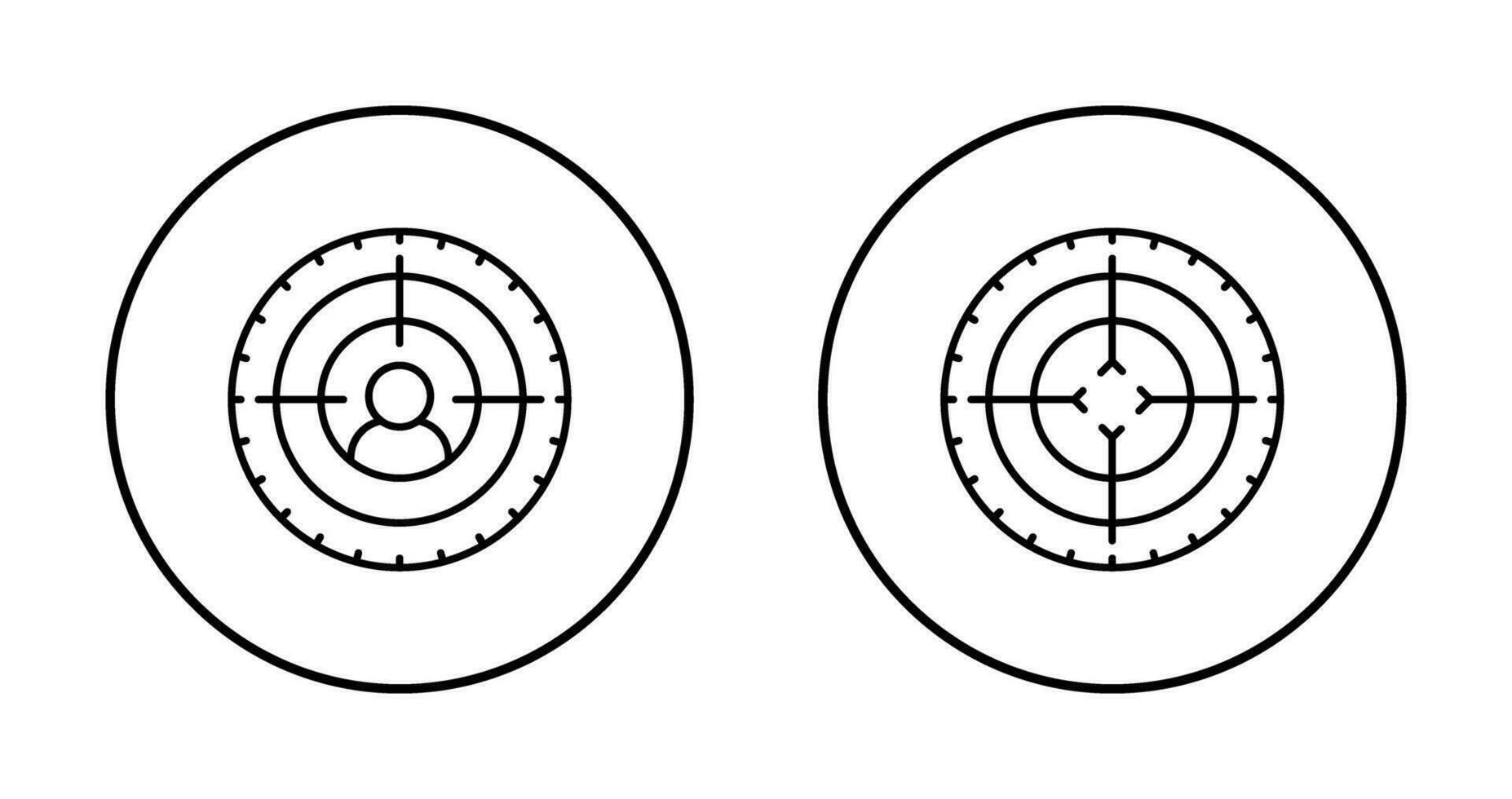 Goal and Target Icon vector