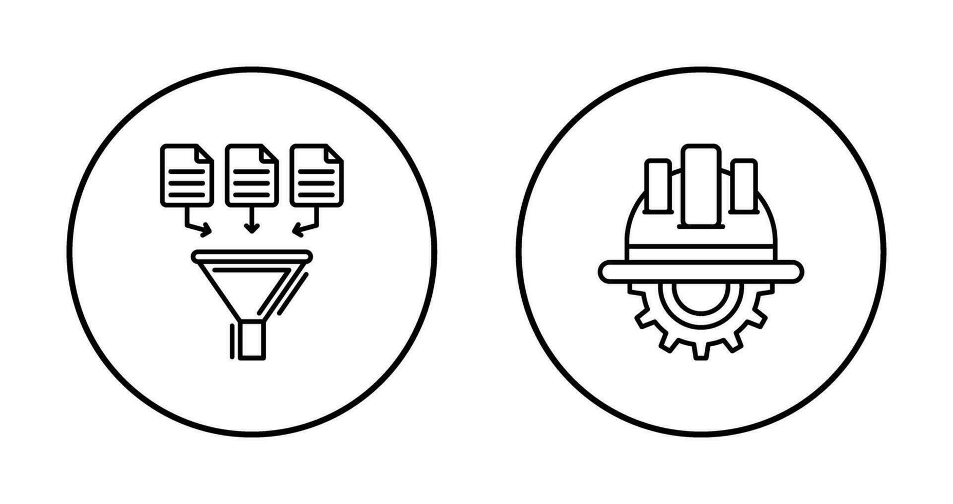 Data Collection and Engineering Icon vector