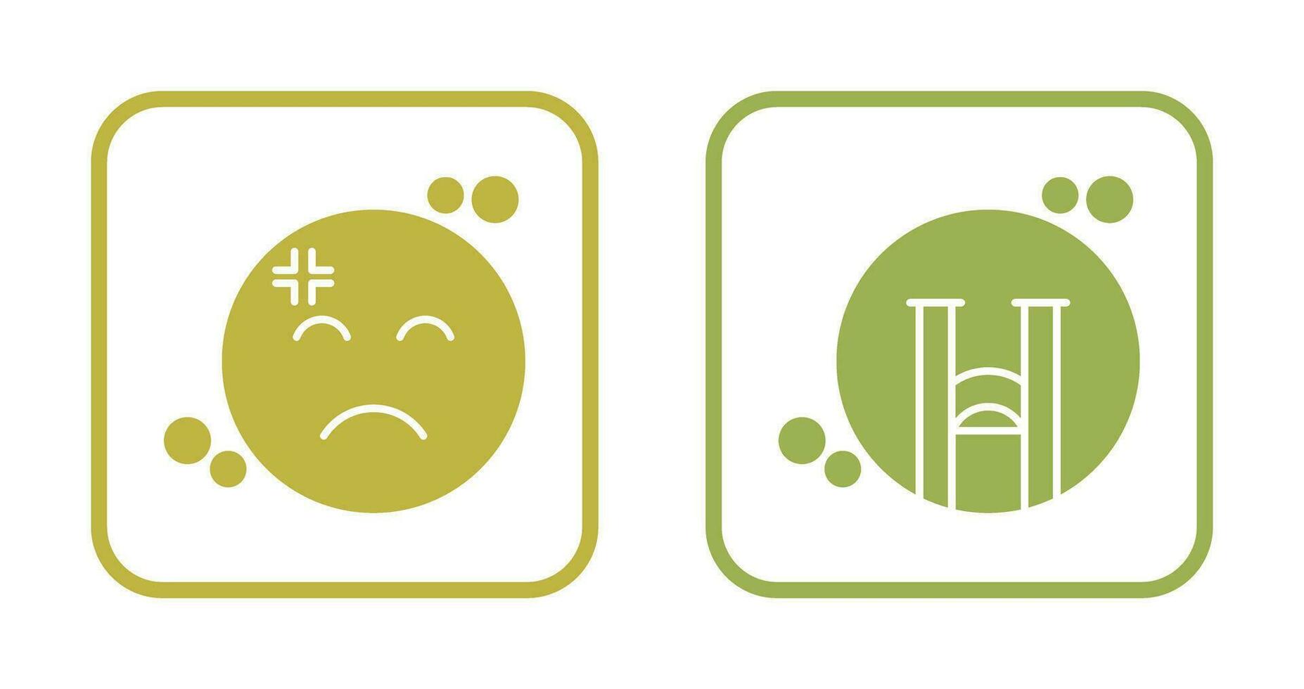 Dissapointment and Crying Icon vector