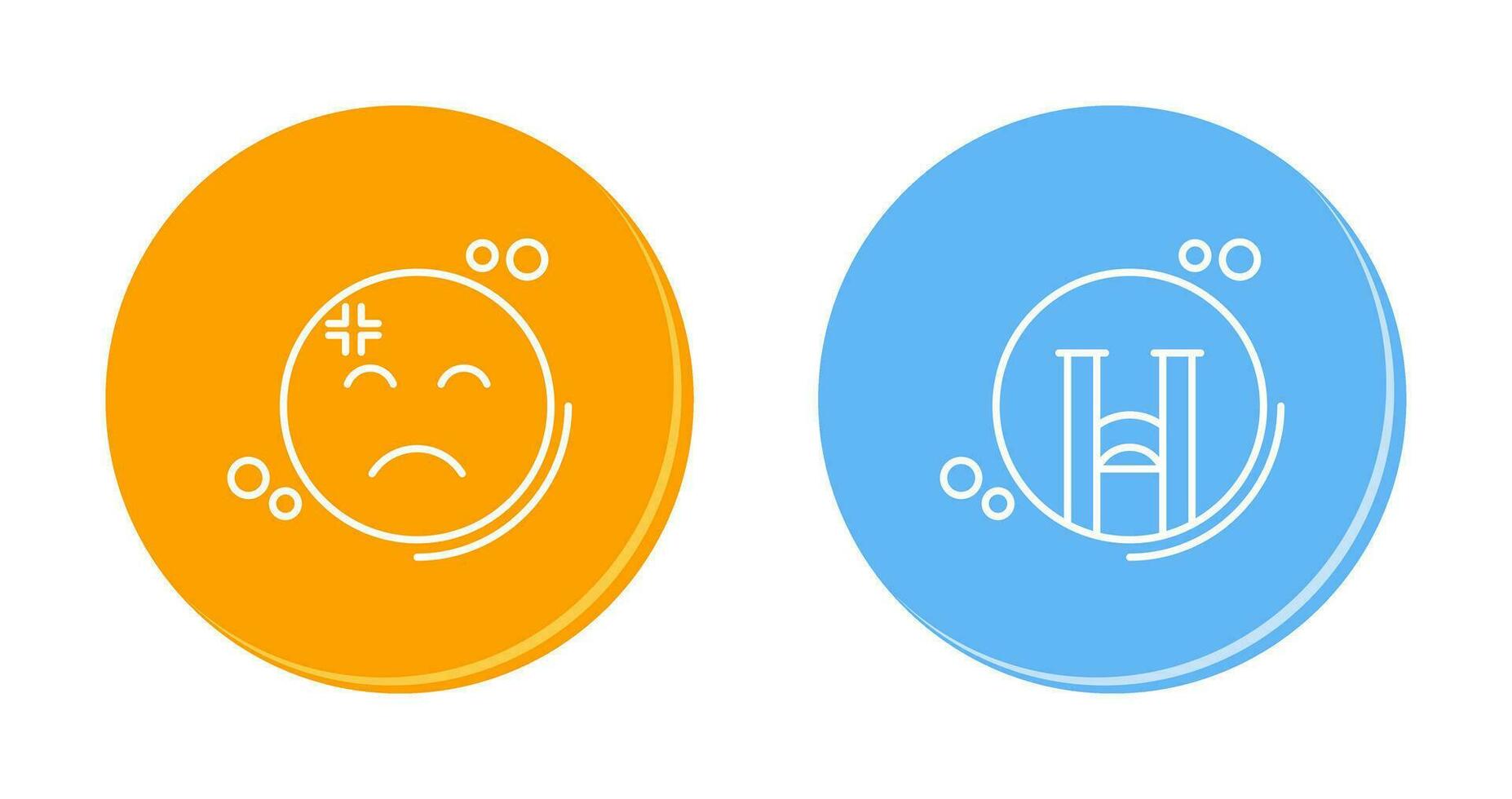 Dissapointment and Crying Icon vector