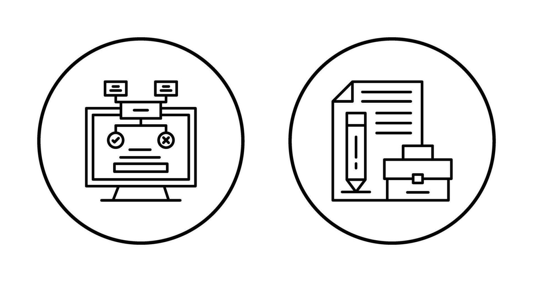 Methodology and Portfolio Icon vector