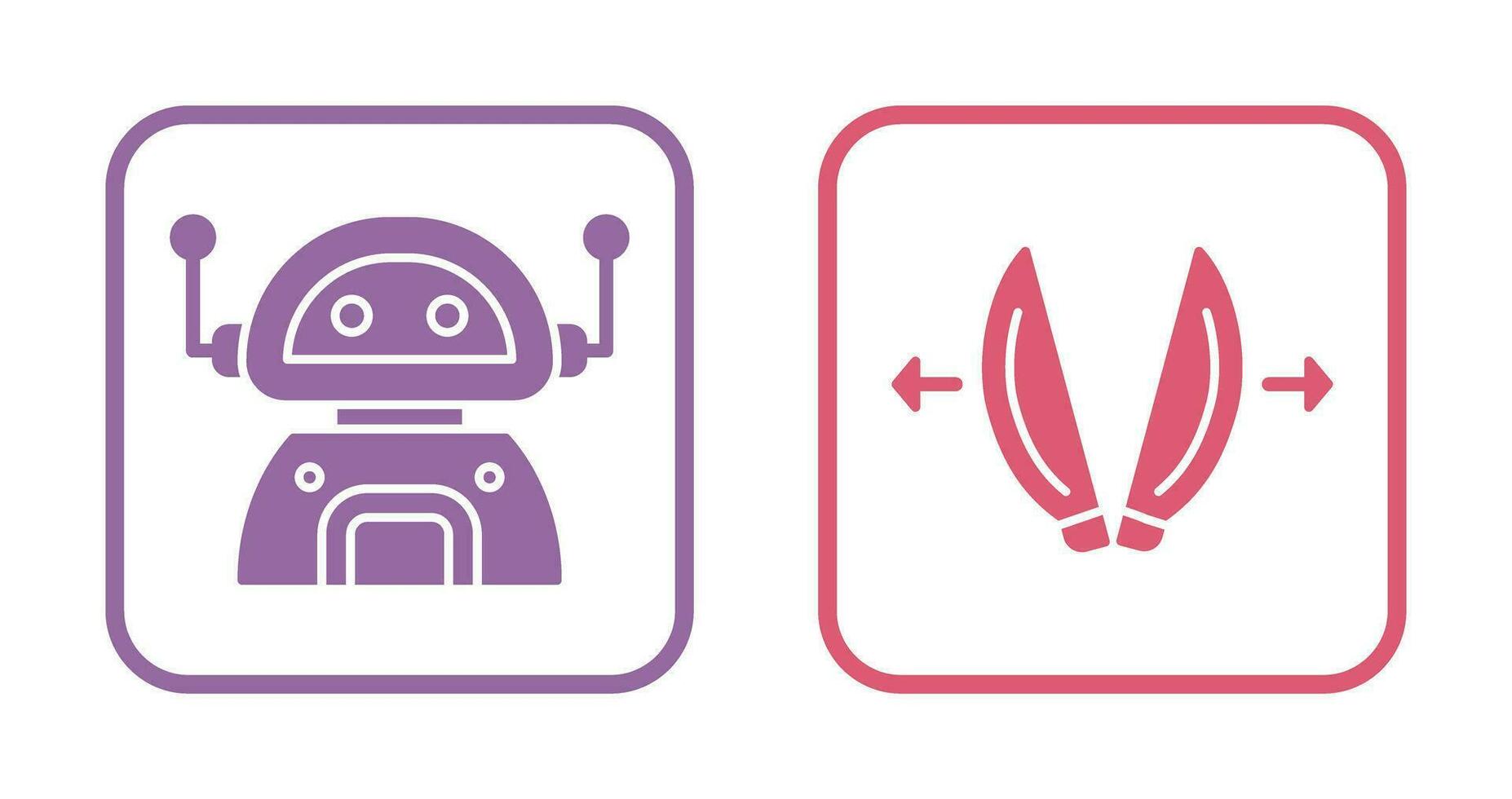 robot and playload Icon vector