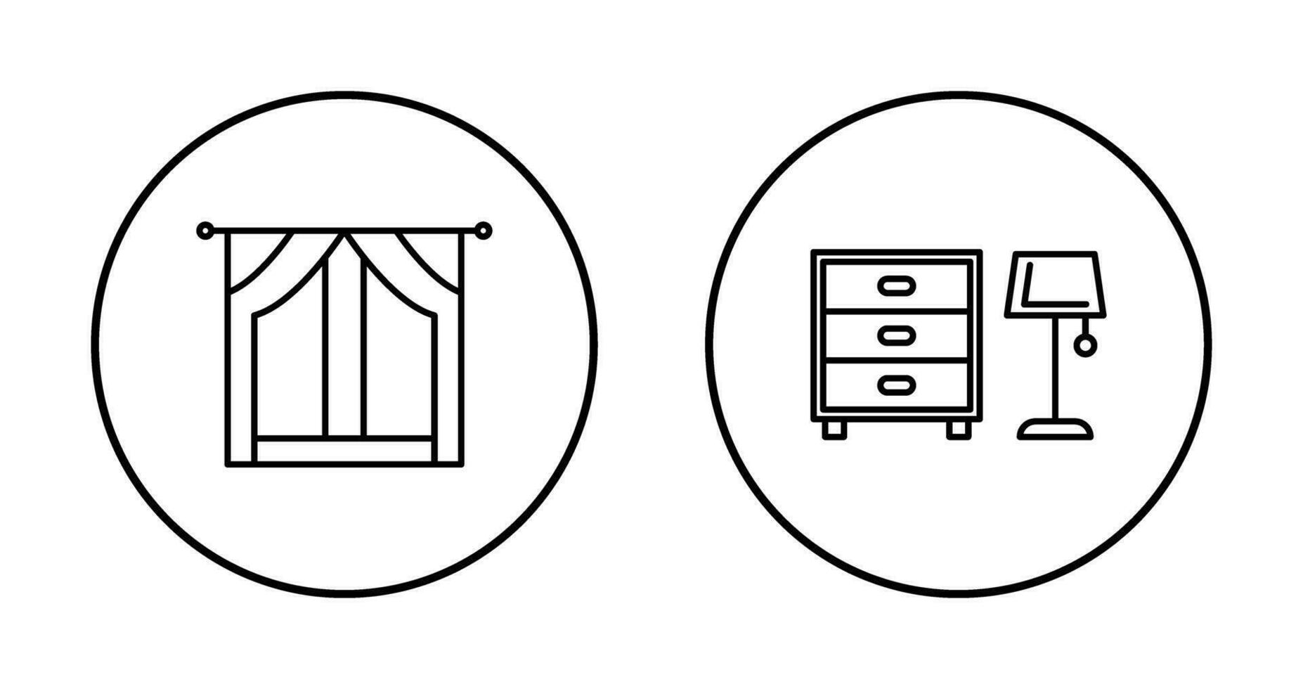 Window and Drawers Icon vector