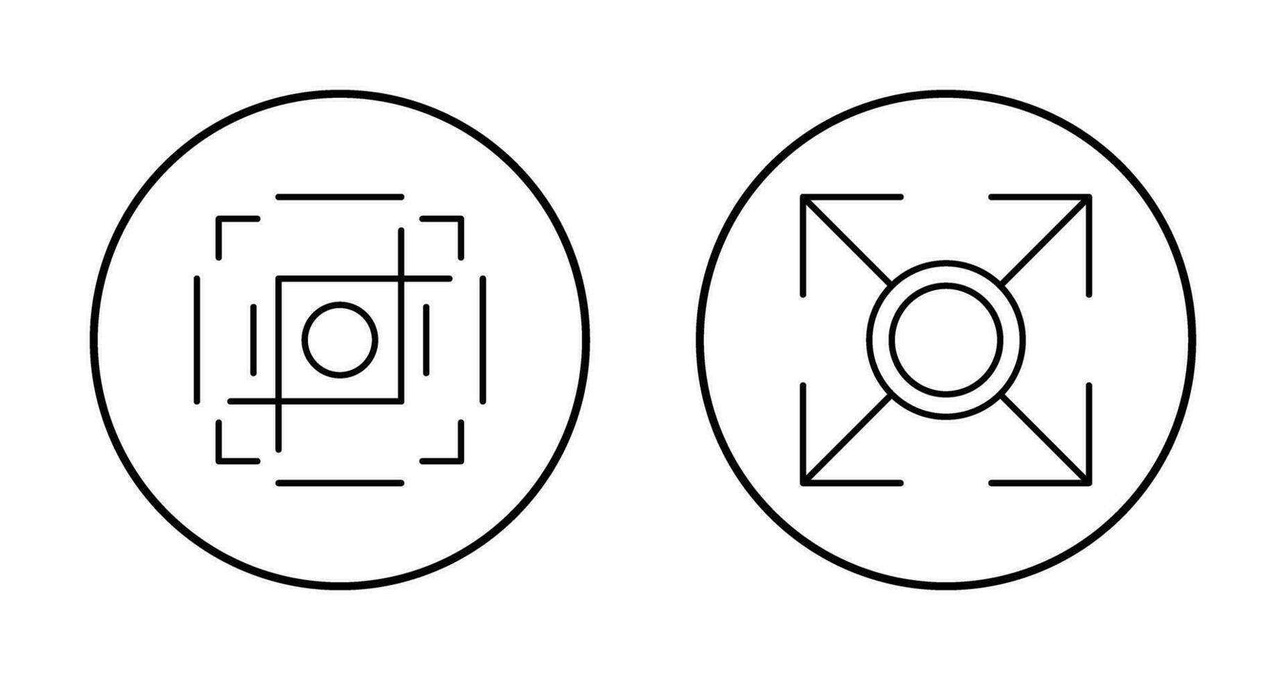 crop and expand Icon vector