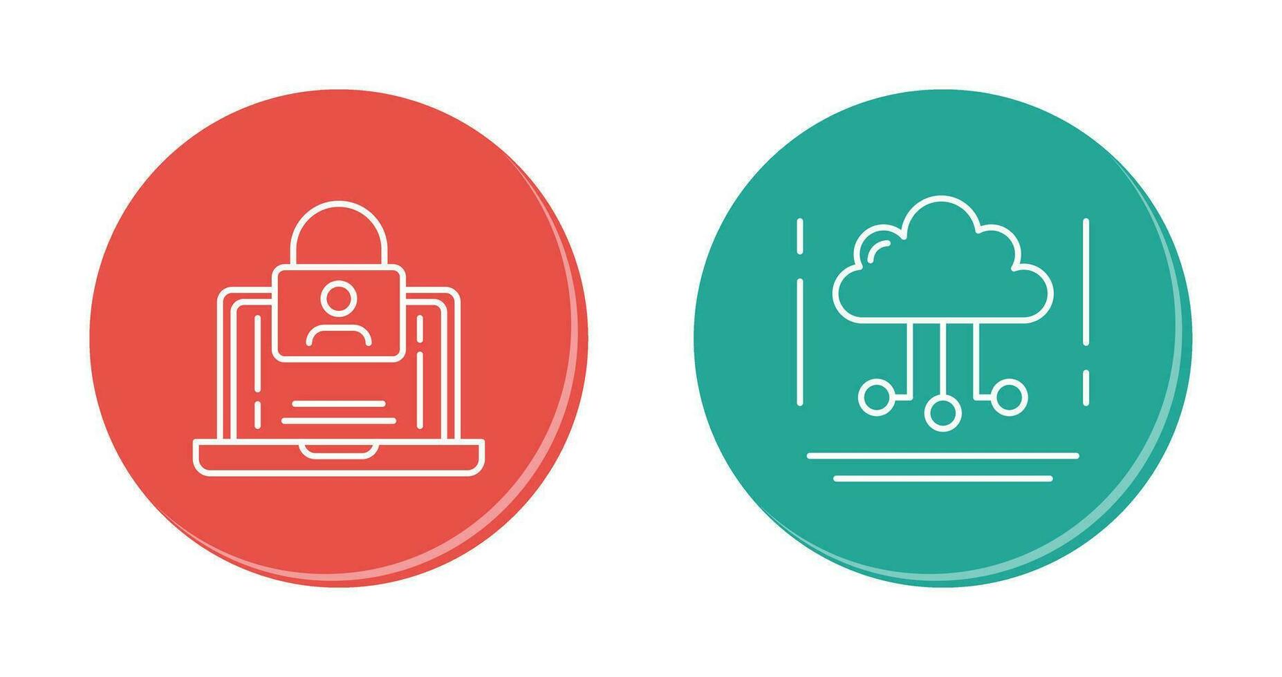 Authentication and Network Icon vector