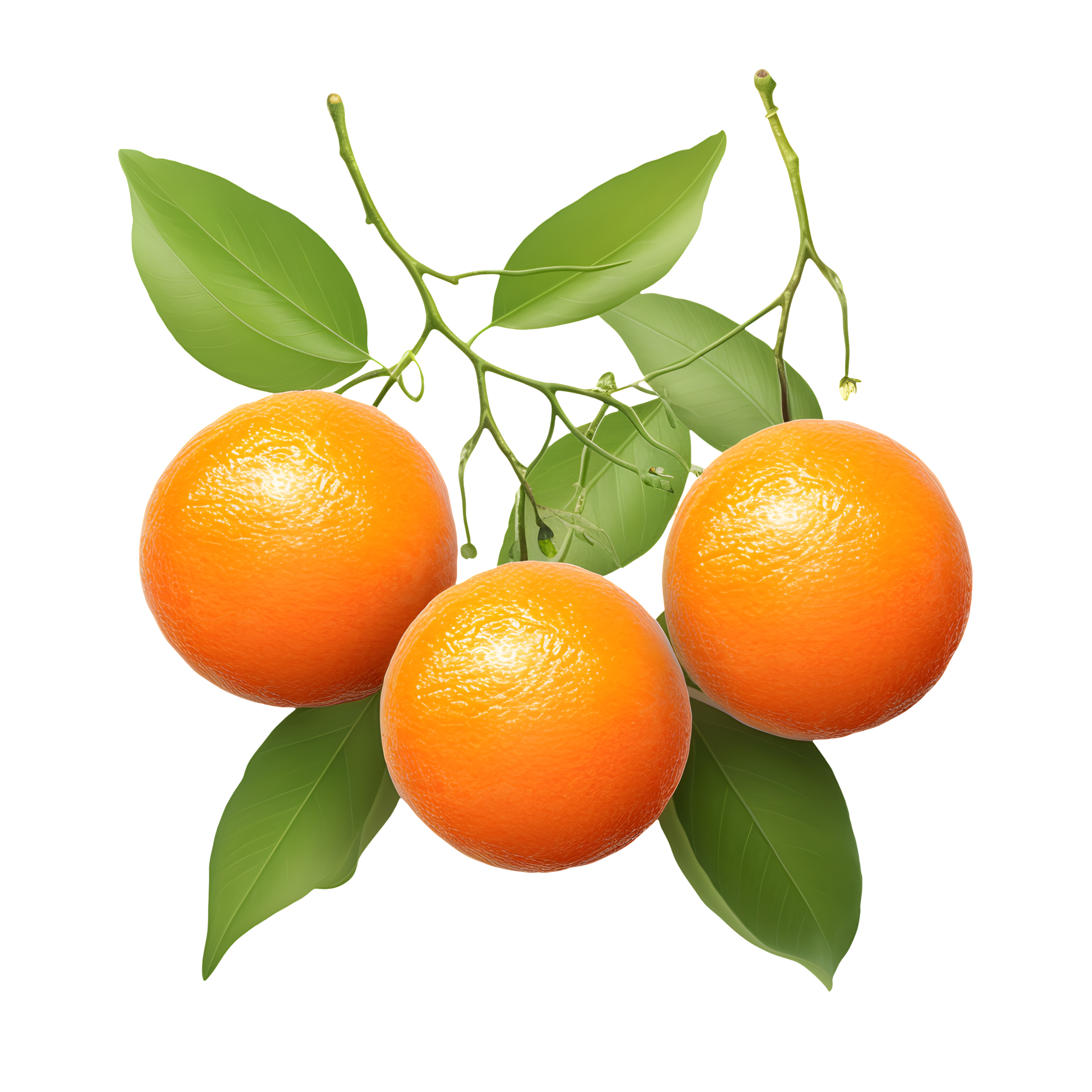 tangerines. Ai generated 33025980 PNG