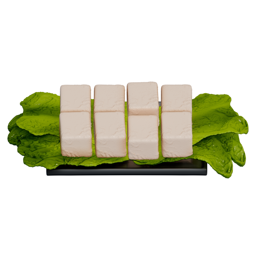 Tofu , ingredient for sukiyaki clip art png