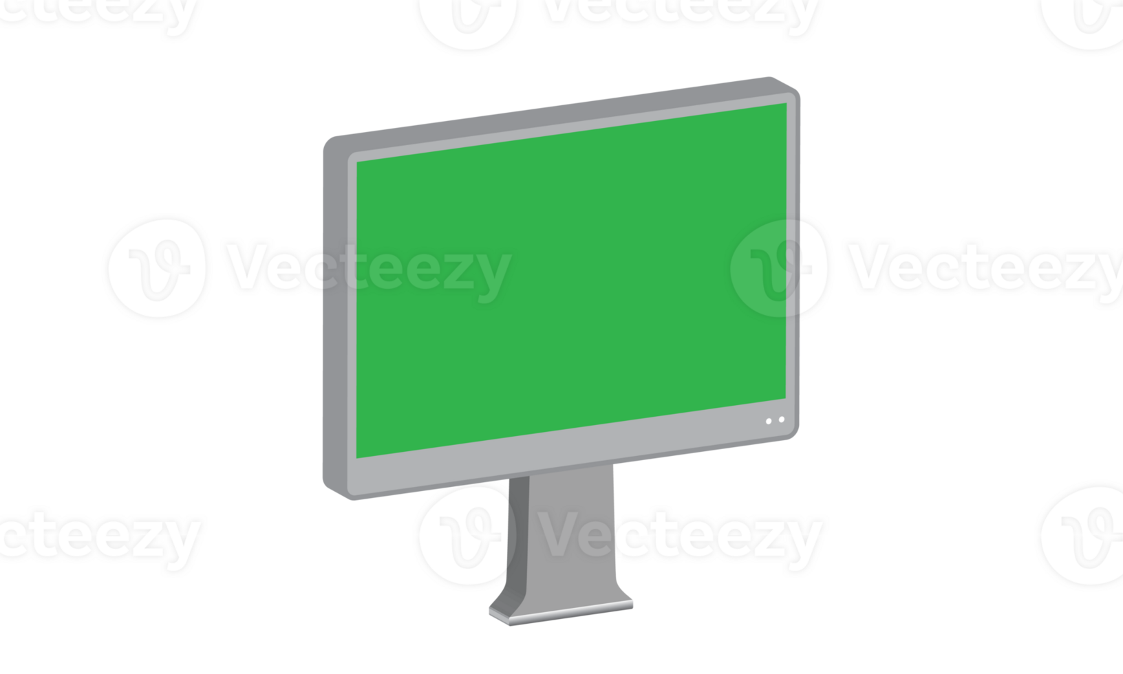 3D Computer monitor PNG File
