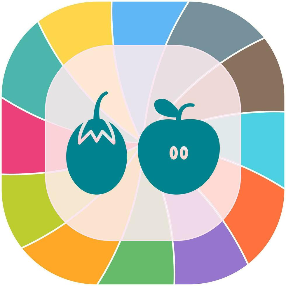 Fruits and Vegetables Vector Icon