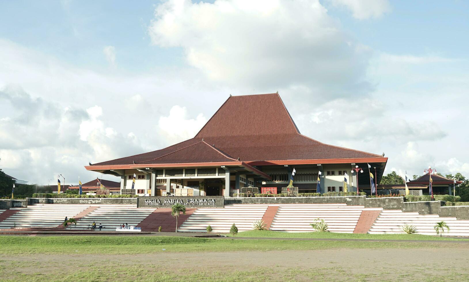 Yogyakarta , Indonesia - January, 2023 - gadjah mada university rectorate building in yogyakarta photo