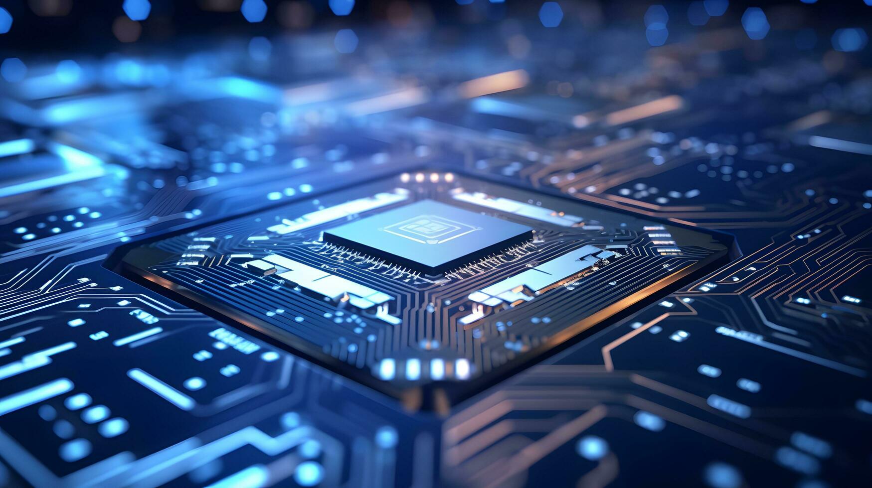 ai chip artificial intelligence, future technology innovation ai generate photo