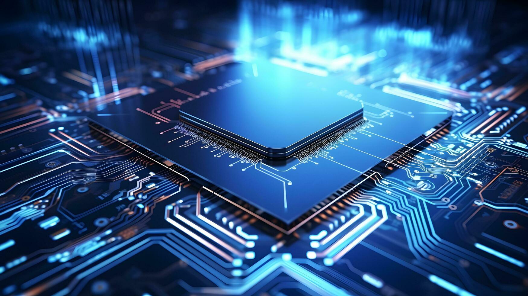 ai chip artificial intelligence, future technology innovation ai generate photo