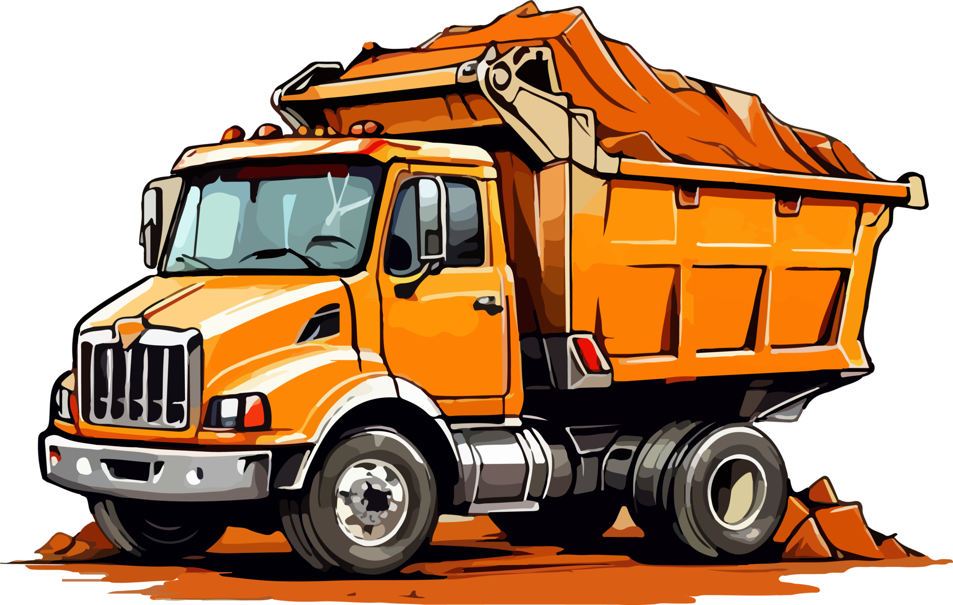 dump-truck-png-sticker-ai-generative-33029835-png