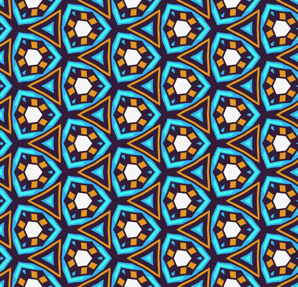 Multi color seamless abstract pattern. Background and backdrop. Multi Colored. Colorful ornamental design. Colored mosaic ornaments. Vector graphic illustration.