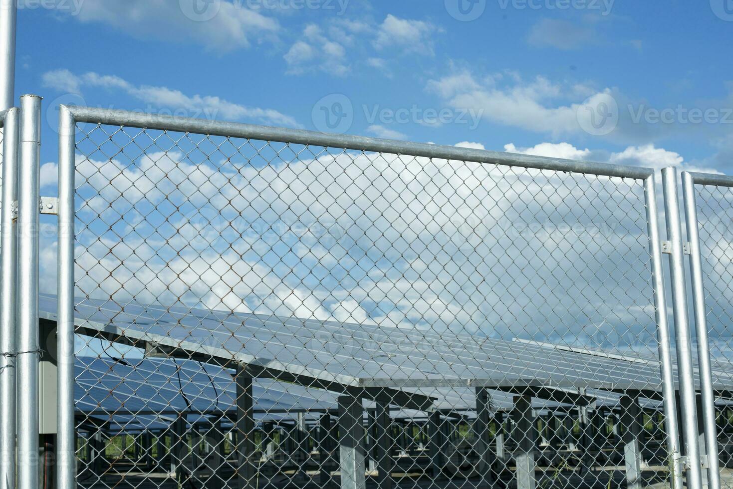 Solar panel generator cell Alternative electricity sources for the future world The concept of sustainable alternative resources. photo