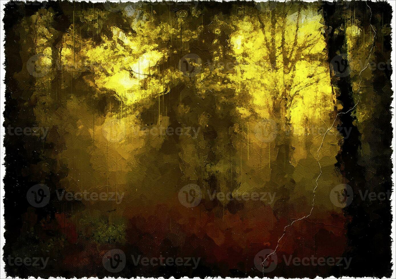 Abstract Impressionism Nature Digital Painting photo