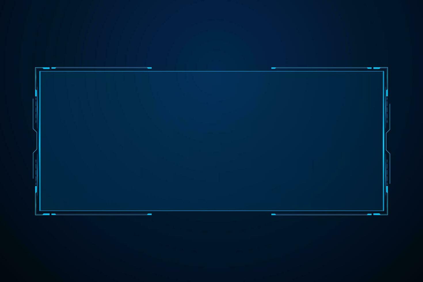 Sci fi futuristic user interface, HUD template frame design, Technology abstract background vector