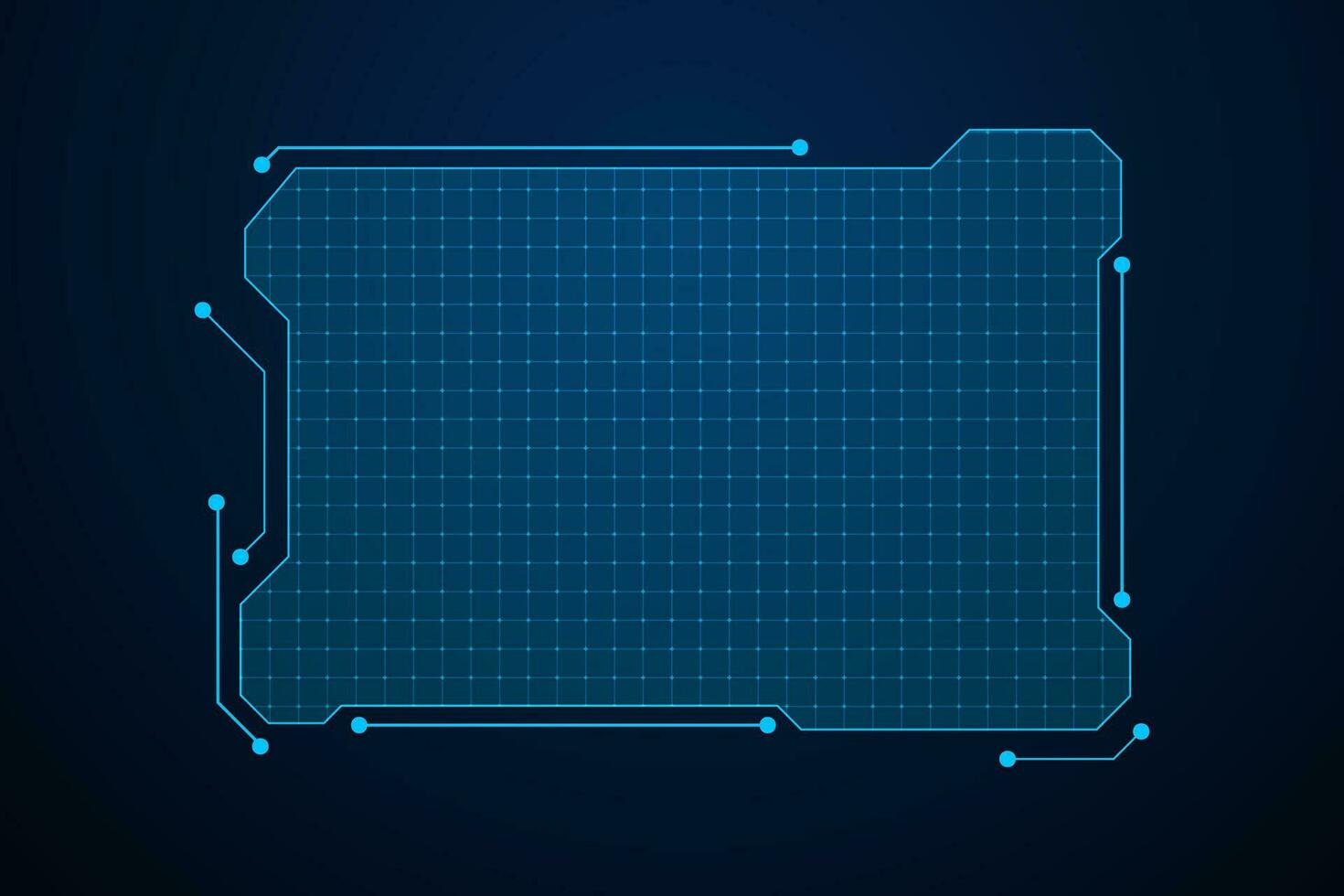 Sci fi futuristic user interface, HUD template frame design, Technology abstract background vector