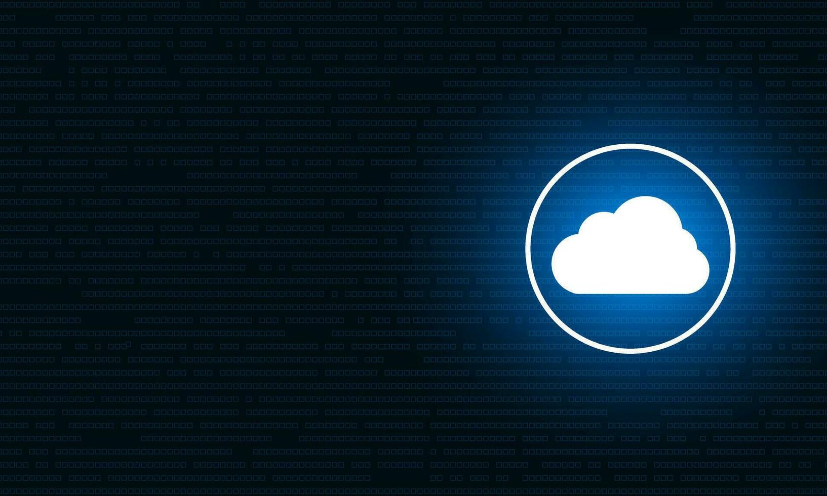 vector modern cloud technology futuristic