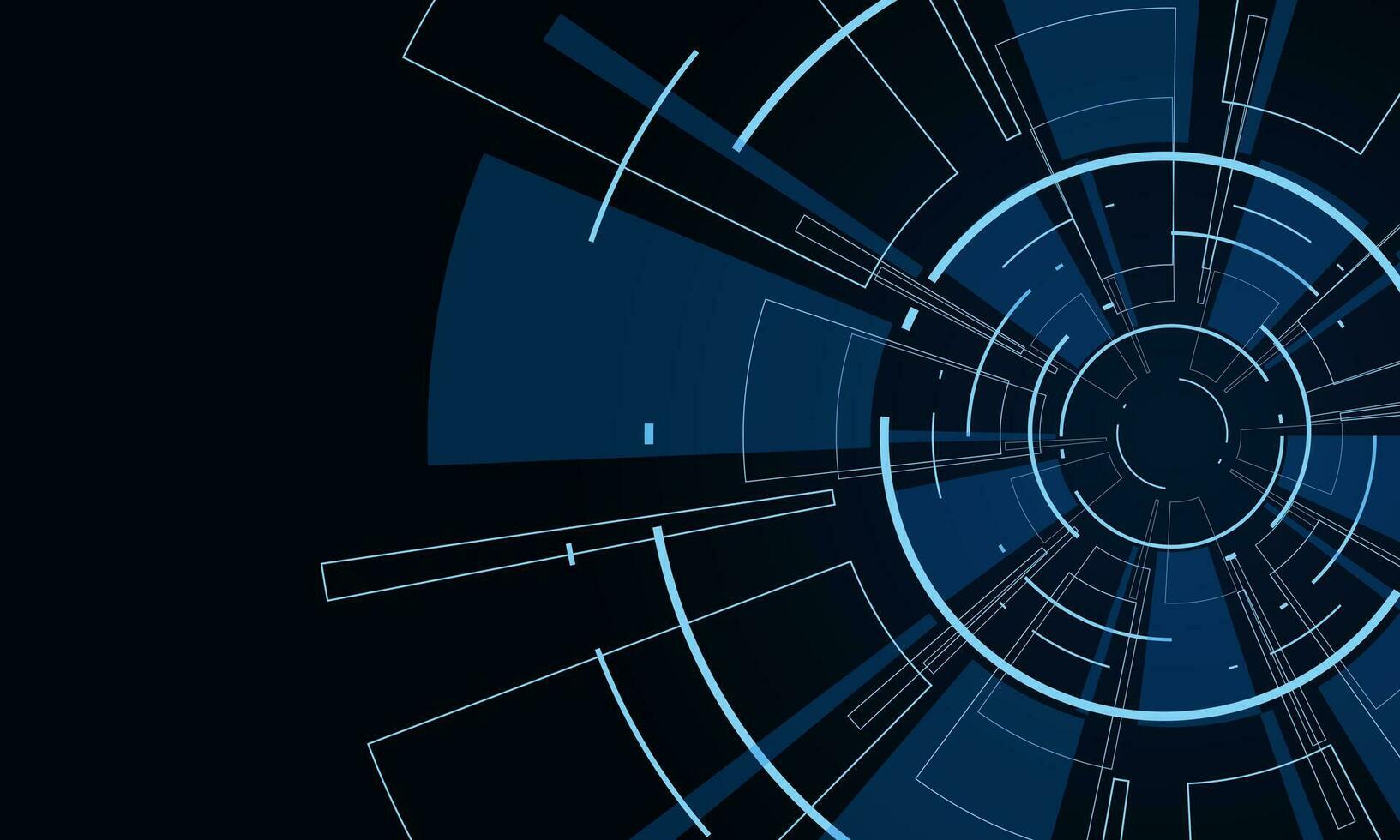 Sci fi futuristic user interface, HUD, Technology abstract background , Vector illustration.