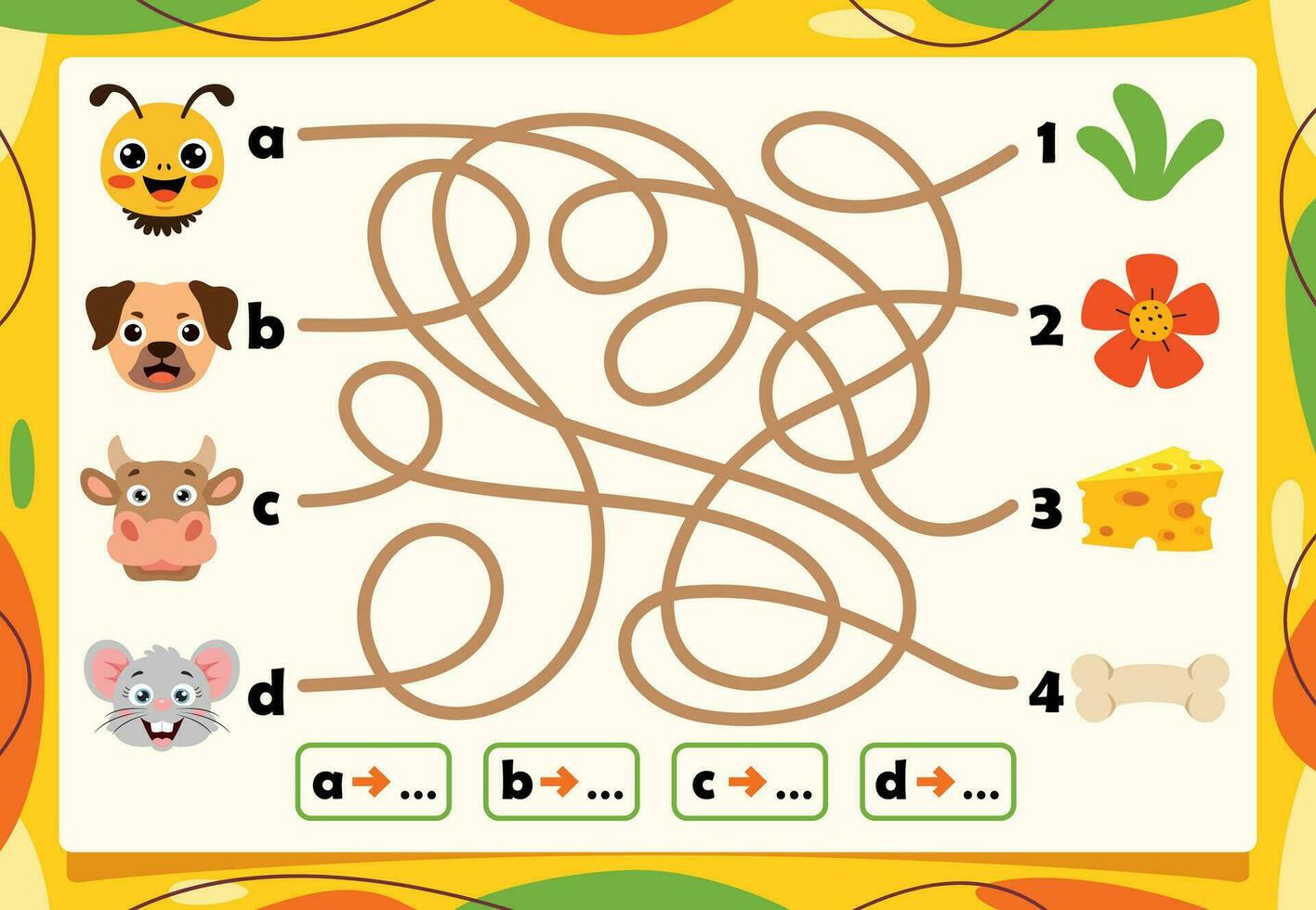 pareo caracteres con objetos juego vector