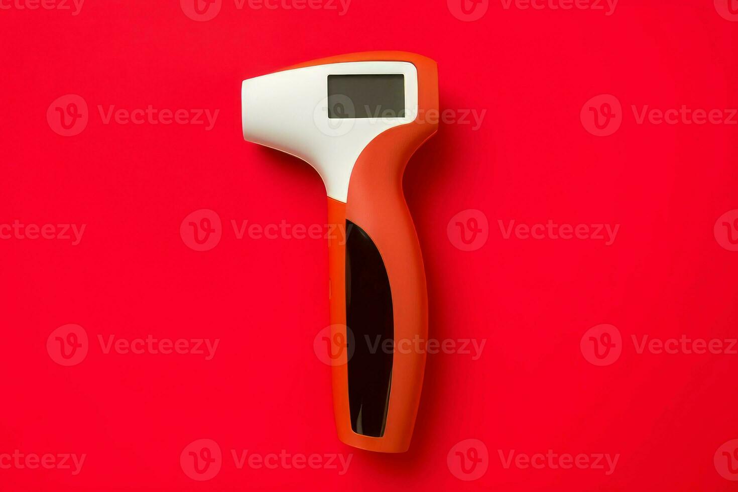 Modern non contact infrared thermometer. Generate Ai photo