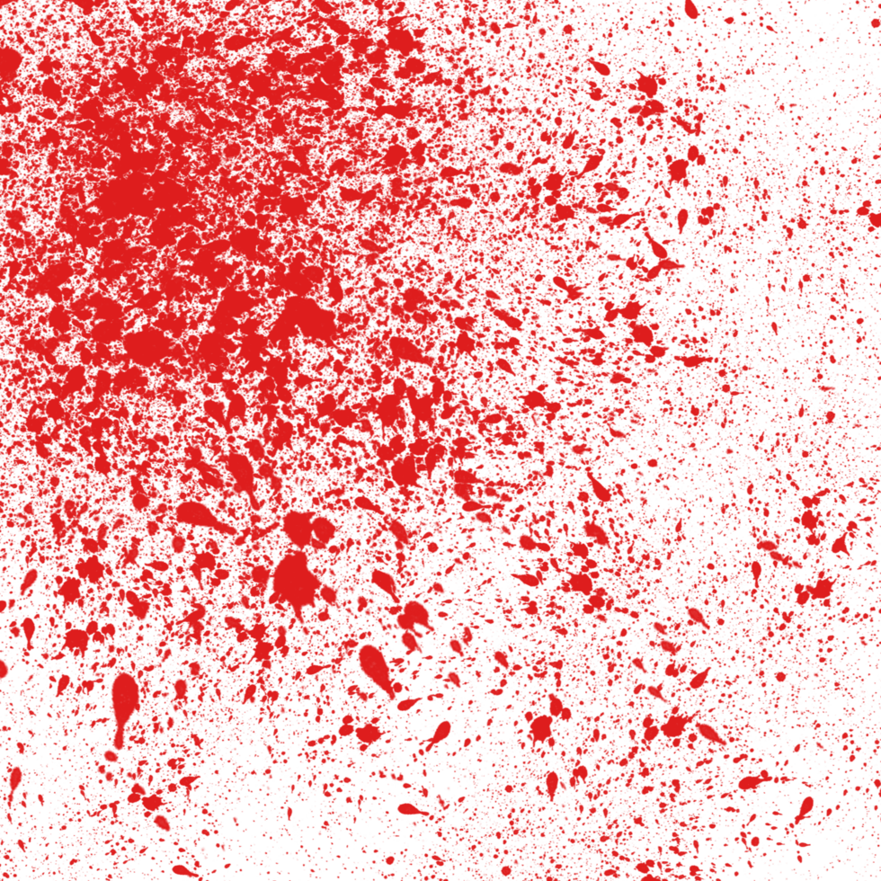 Realistic blood splatter effect on transparent background 33034072 PNG
