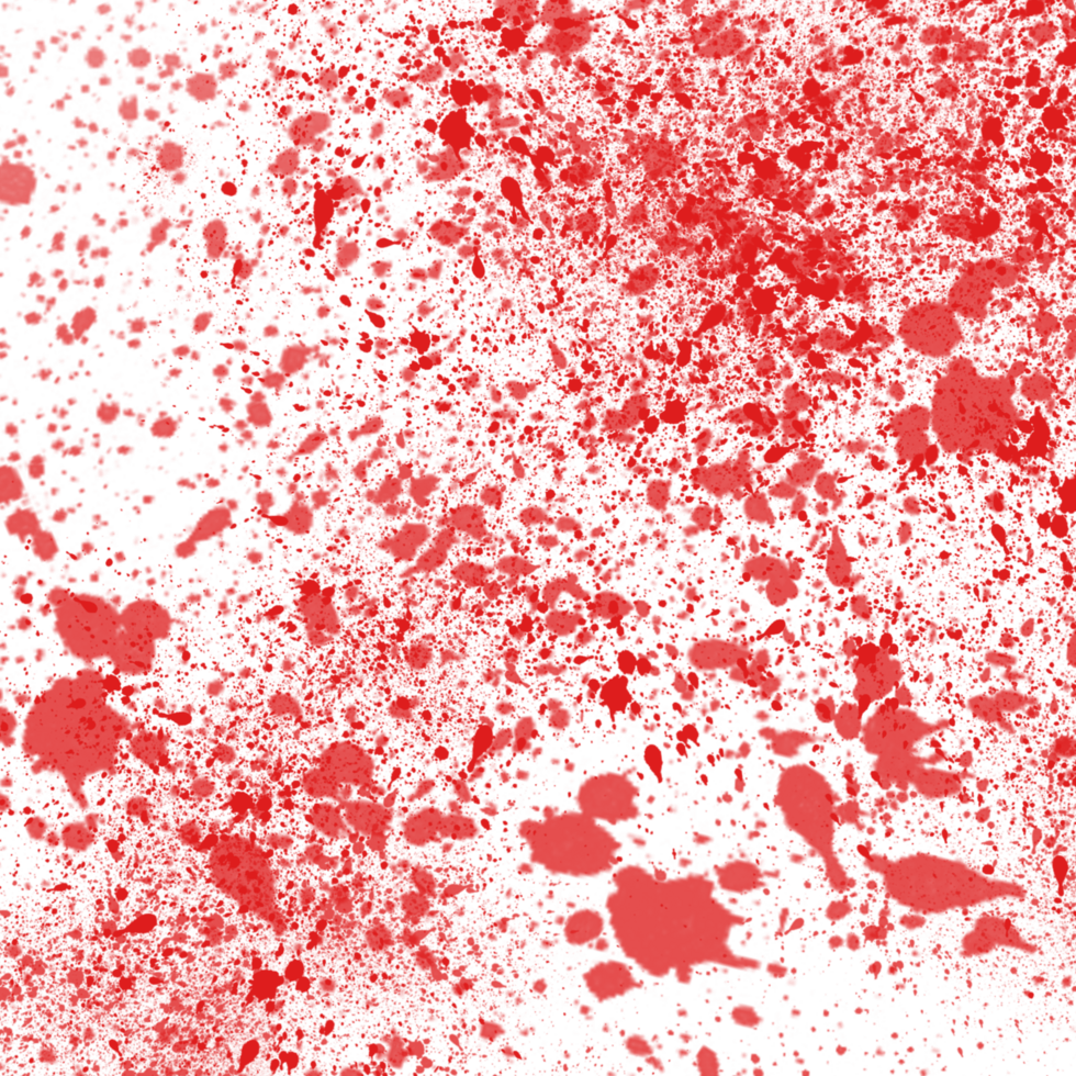 Realistic blood splatter effect on transparent background 33034073 PNG